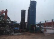 Bore Pile Sisi Banjarmasin Jembatan Alalak Dikerjakan
