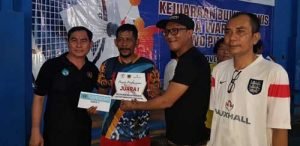 Pasangan Helmie -Agung Singkirkan  Juara  Bertahan Liga SIWO PWI Kalsel