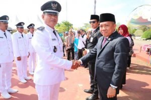 Puluhan Kades Hasil Pemeilihan Serentak Dilantik