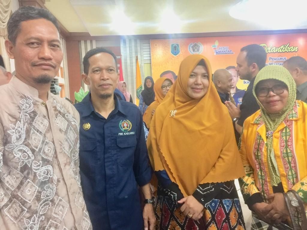 Resmi Dilantik, Novendra Prayogi Nahkodai PWI Kabupaten HSU 2 IMG 20191210 WA0071