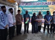 Walikota Ibnu Sina Resmikan Bedah Rumah Dhuafa  Baznas Banjarmasin