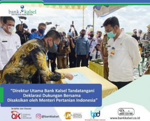 Disaksikan Mentan RI, Dirut Bank Kalsel Tandatangani MoU “Deklarasi Dukung Modal Kembangkan Tanaman Pangan di Kalsel” 34 Disaksikan Mentan RI, Dirut Bank Kalsel Tandatangani MoU “Deklarasi Dukung Modal Kembangkan Tanaman Pangan di Kalsel”