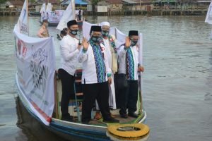 Deklarasi Ibnu – Arifin Digelar di Atas Sungai