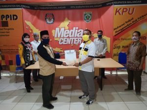 KPU Balangan Tetapkan 2 Paslon Pilkada Balangan 2020