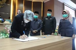 Wabup Ikuti Entry Briefing BPK via Zoom