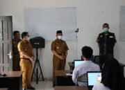 Bupati HSS Tinjau Pelaksanaan SKB CPNS