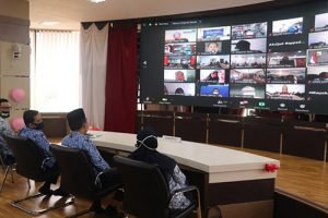 Pemkab Tanbu Ikuti Webinar Pengembangan Grand Design Pembangunan Kependudukan