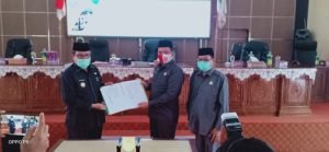 DPRD dan Pemkab Balangan Menyepakati AtasPerubahan Perda No 3 Tahun 2013 Tentang PBB-P2