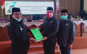 Bupati Sampaikan Raperda APBD 2021Belanja Daerah Turun 9,5 Persen