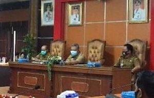 Sambut Kedatang Mendagri Tim GTPP Tabalong Siapkan Mobil Masker