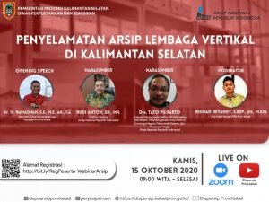 Dispersip dan ANRI Diskusikan Arsip Lembaga Vertikal di Kalsel