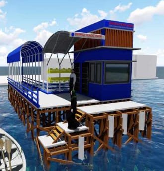 Dongkrak Pariwisata Banjarmasin, Dishub Bangun Shelter Air di Dua Lokasi 2 IMG 20201019 WA0061