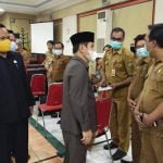15 Bartim Bupati Bartim Ampera AY Mebas menerapkan protokol kesehatan