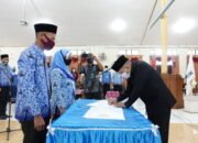 PNS Pemkab Tanbu Ikuti Pengambilan Sumpah Janji