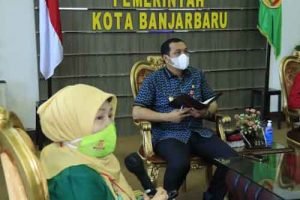 Disperkim Ekspose Kinerja Triwulan Pertama Kepada Walikota Banjarbaru