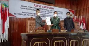 Paripurna LKPJ Bupati Kotabaru Digelar Meski Tak Dihadiri Pjs BUPATI