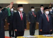 Walikota Lantik JPT Pratama Dinsos dan Diskominfo