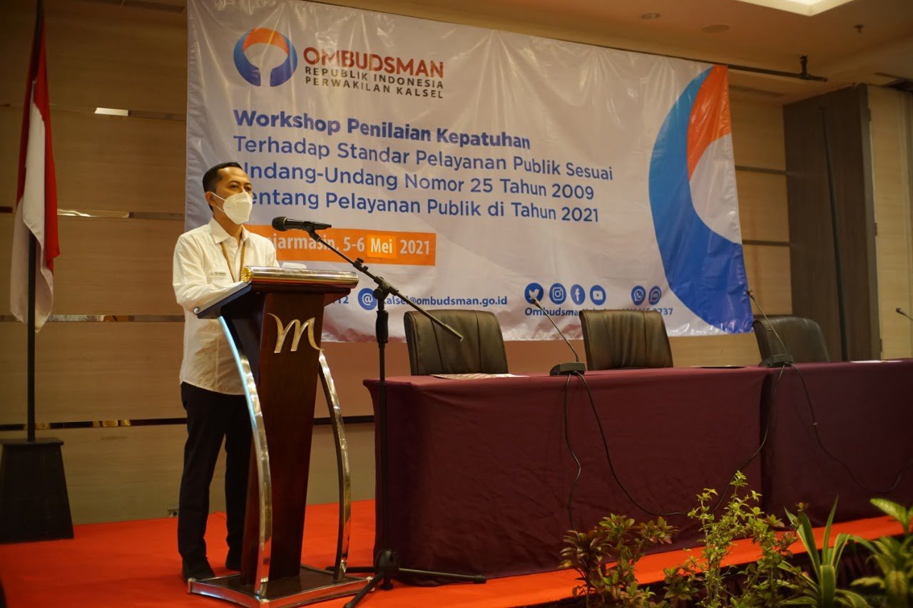 Ombudsman Kalsel Gelar Workshop Standar Pelayanan Publik Kepatuhan Pemerintah Daerah 1 IMG 20210505 WA0048