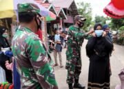 Pastikan Penerapan Prokes Covid-19 Danramil Monitoring Acara Pernikahan Warga