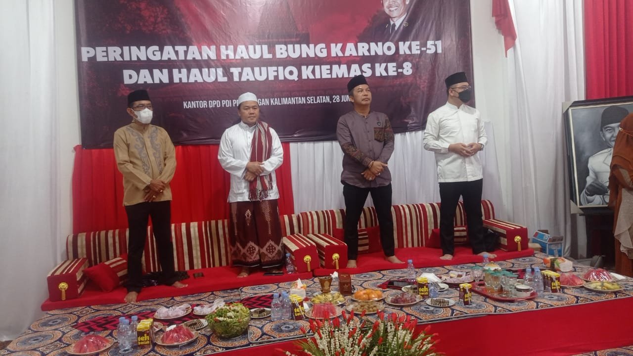 PDI Perjuangan Kalsel Gelar Haul Bung Karno 1 IMG 20210628 WA0106