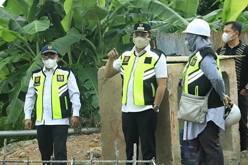 Walikota Monitoring Evaluasi Pembangunan PUPR Banjarbaru 2 Hal 10 7 Klm BJB Dua