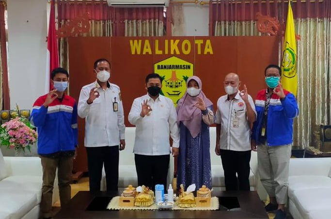 Pertamina Inisiasi Kampung Siaga Bencana bekerjasama dengan Pemkot Banjarmasin 1 IMG 20210717 182237