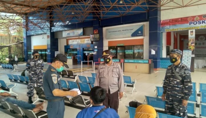 Dengan Prokes Ketat, TNI AL – LANAL Banjarmasin Gelar Pendisiplinan PPKM