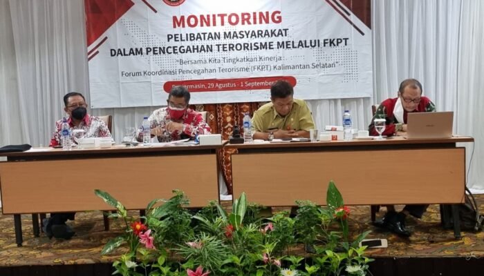 BNPT dan FKPT Kalsel Monitoring Pelibatan Masyarakat Cegah Terorisme