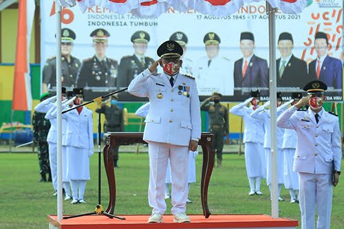 Pemkab HSU Peringati HUT Kemerdekaan ke 76 2 hal 2 HSU 2 3 klm