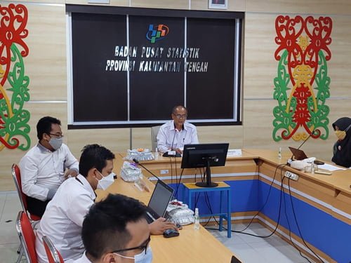 15 Kalteng 2 Konfrensi pers di bulan Agustus di BPS provinsi