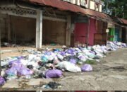 Eks Pasar Bauntung Banjarbaru Dipenuhi Sampah