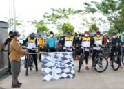 Gubernur  & Gabung Bank Kalsel Charity Ride Tebar Kebaikan Banjarmasin