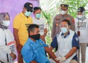 Bupati Sambut Perusahaan Sawit Aktif Gelar Vaksinasi Massal