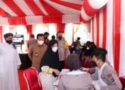 Bupati Hadiri Vaksinasi Merdeka di Pondok Pesantren
