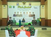 Bupati HSU Ramah Tamah dan PisahSambut Dandim 1001 Amuntai Balangan