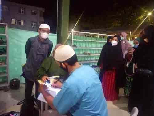 Pemko Giatkan Vaksinasi di Tempat Ibadah 1 Hal 9 3 KLm Vaksin di Masjid