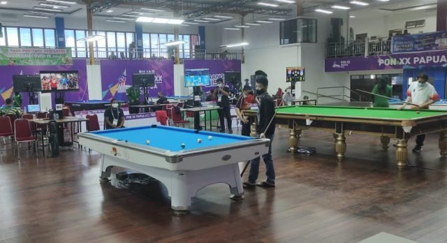 Atlet Biliar PON Kalsel Adaptasi Arena Pertandingan 2 IMG 20211002 WA0028 scaled