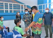 Bank Kalsel – OJK Gelar Vaksinasi Massal di Banjarbaru, Tembus Target 1.000 Dosis