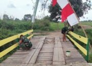 Dengan Balutan Cat, Sasaran Perbaikan Dua Unit Jembatan TMMD Kian Cantik 14 Dengan Balutan Cat, Sasaran Perbaikan Dua Unit Jembatan TMMD Kian Cantik