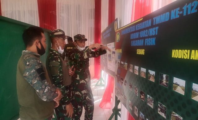 Dansatgas Cek Langsung Kesiapan Acara Penutupan TMMD