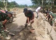 Pembuatan Pondasi Kanan dan Kiri Jalan TMMD Kodim HST masih Berlanjut 17 Pembuatan Pondasi Kanan dan Kiri Jalan TMMD Kodim HST masih Berlanjut