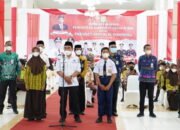 Dipantau Presiden Jokowi Secara Virtual, Zairullah Hadiri Vaksinasi Pelajar di Auditorium Bersujud
