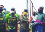 Sambut HUT TNI KE 76, Bupati Sayed Jafar Hadiri Baksos TNI POLRI di Kotabaru