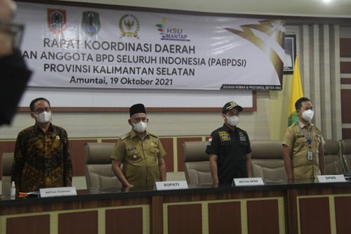 Bupati HSU Buka Rakorda BPD 1 hal 2 HSU 3 klm 3