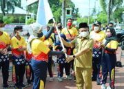 Bupati HSU Lepas Atlet NPCI
