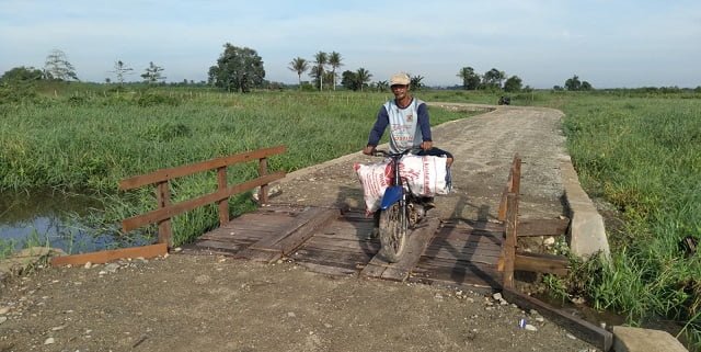 jembatan sdh bisa dimanfaatkan