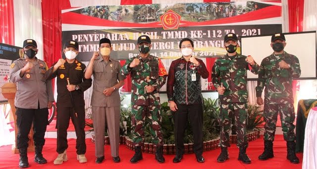 TNI Manunggal Membangun Desa (TMMD) Reguler Ke 112 Kodim 1002HST