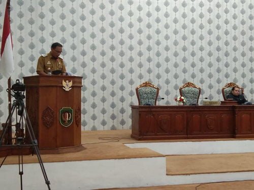 15 Katingan Wabup Sunardi NT Litang sampaikan pidato