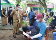 Kesiapan PTM, Bupati Tapin Monitoring Vaksinasi Civid 19 di Sekolah