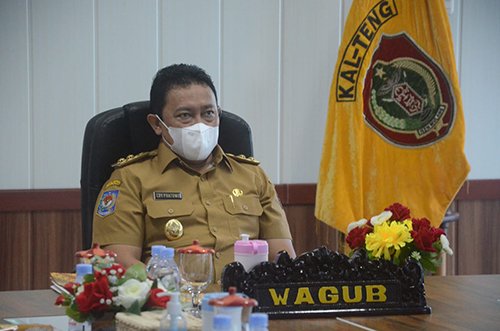 Wagub Kalteng Hadiri Forum Nasional Stunting 2021 1 15 Kalteng 2 Wagub Kalteng H Edy Pratowo